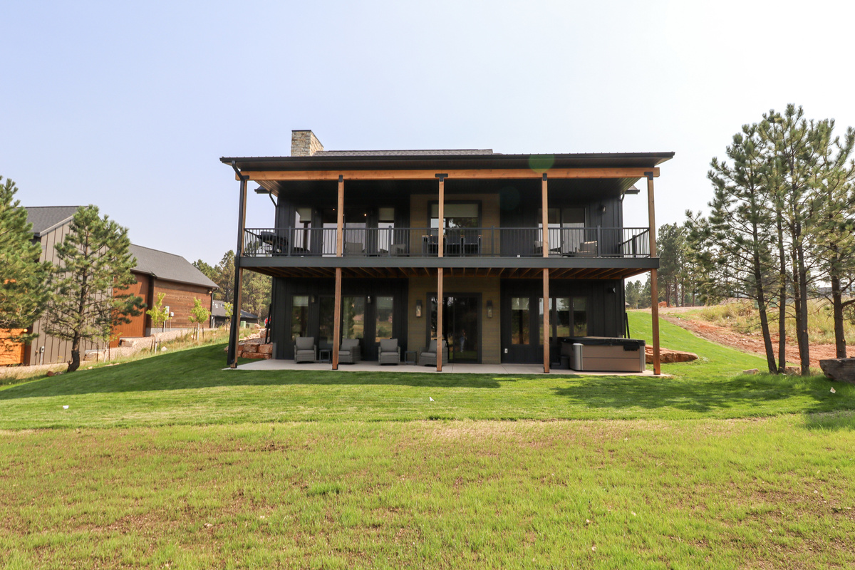 Back of the property