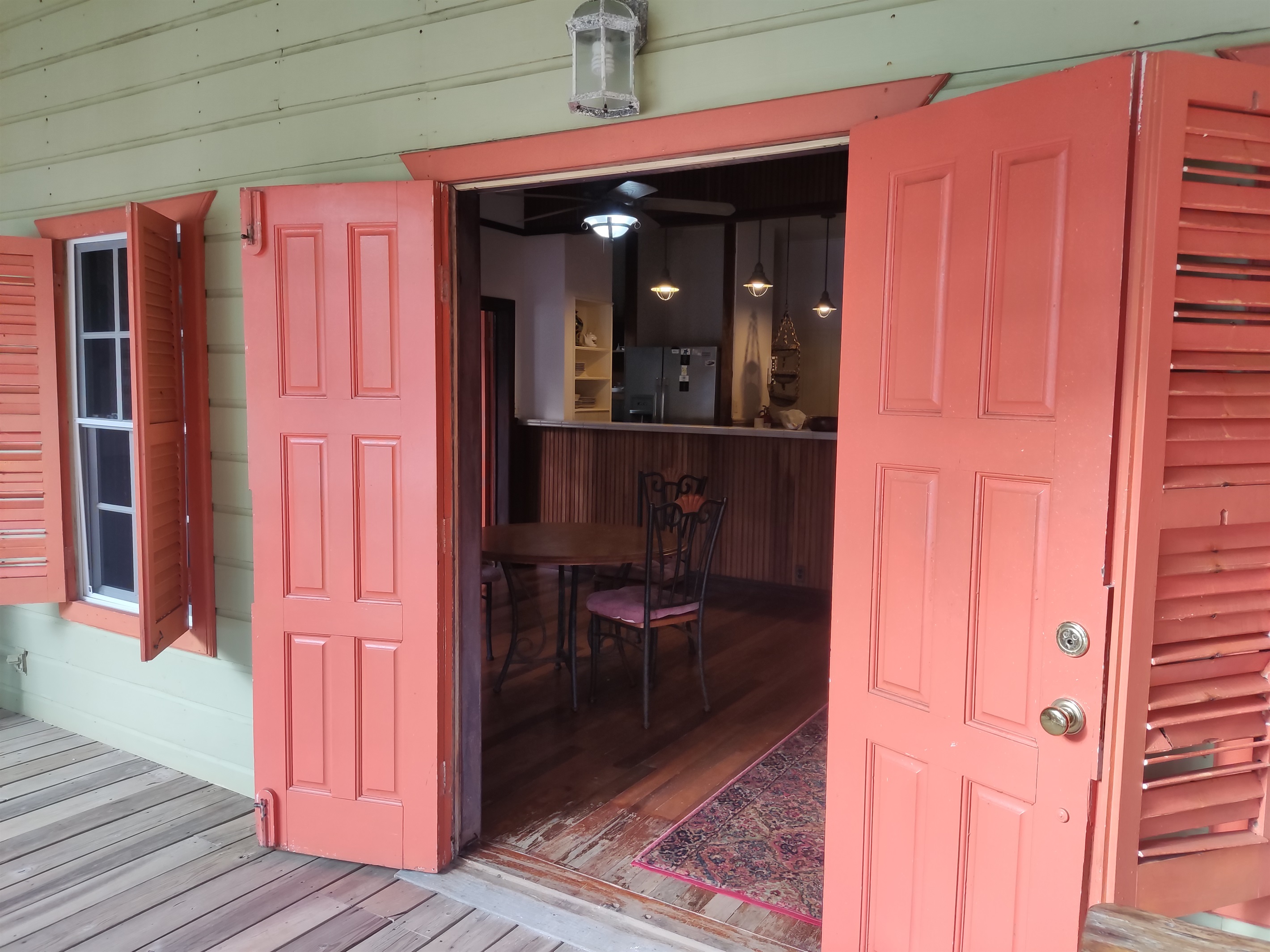 Entrance from veranda