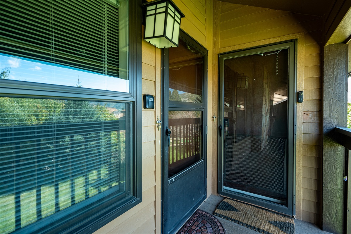 Private entrance to your Wolf Lodge condo for easy access.