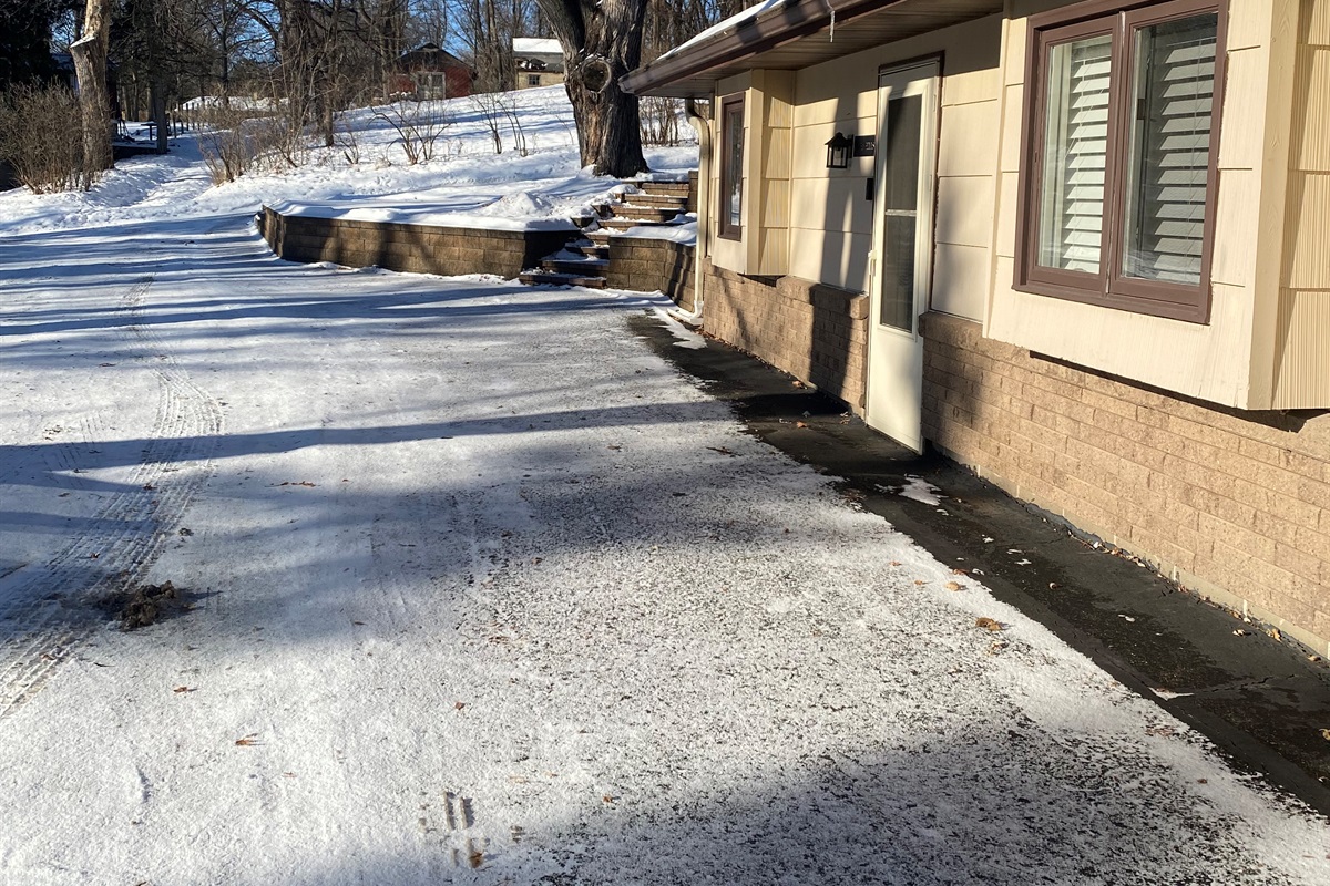 Assigned Parking spot steps to Tonka Hills Front Door!