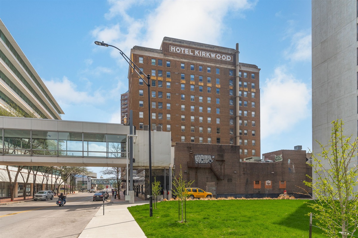 Welcome to the historic Kirkwood building—where 1920s character meets modern downtown convenience.