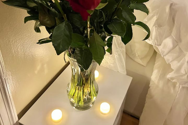 Romantic setup available inquire with host
