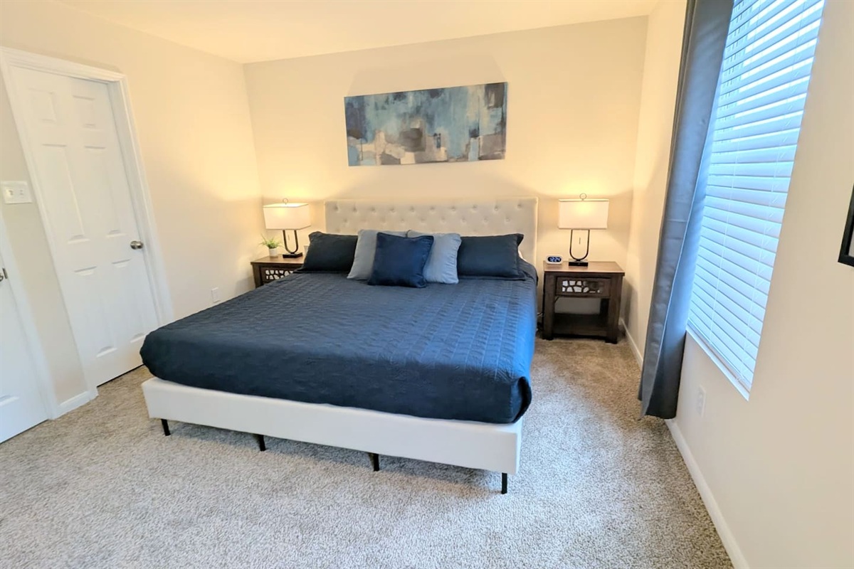 Sleep well in this comfortable space. 