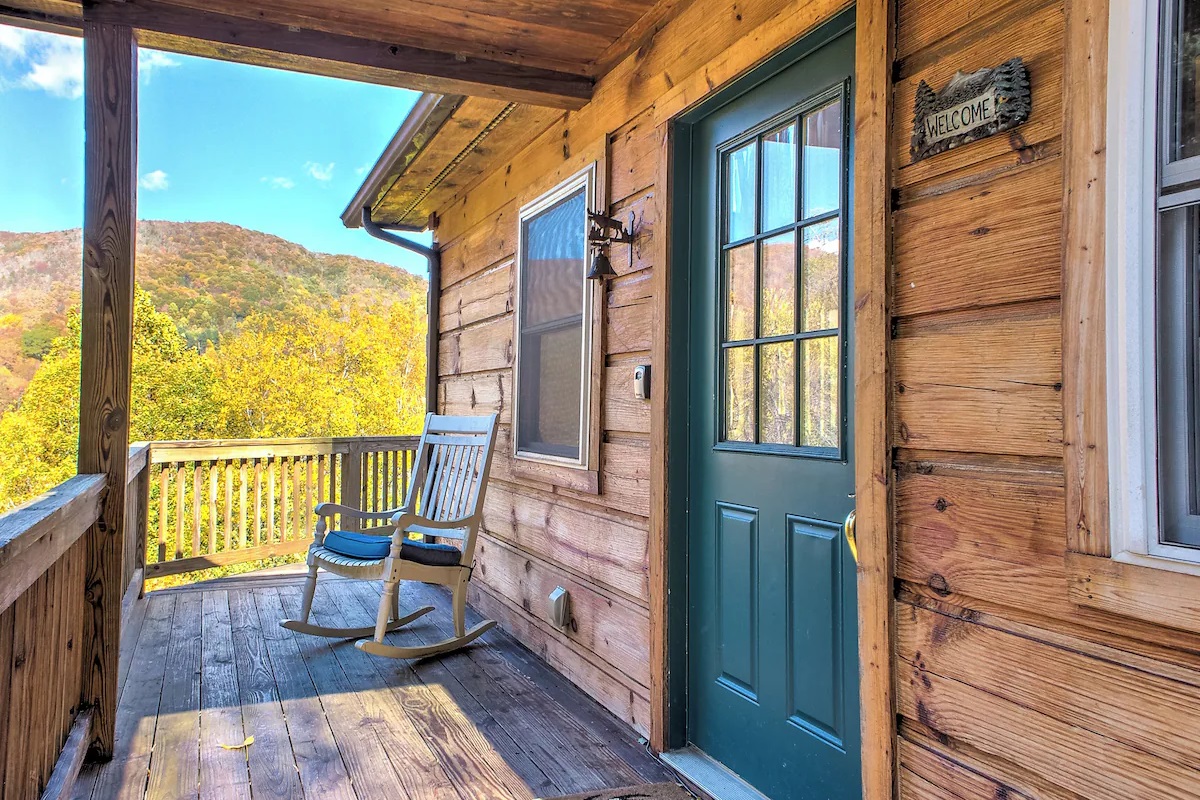 Front door porch views