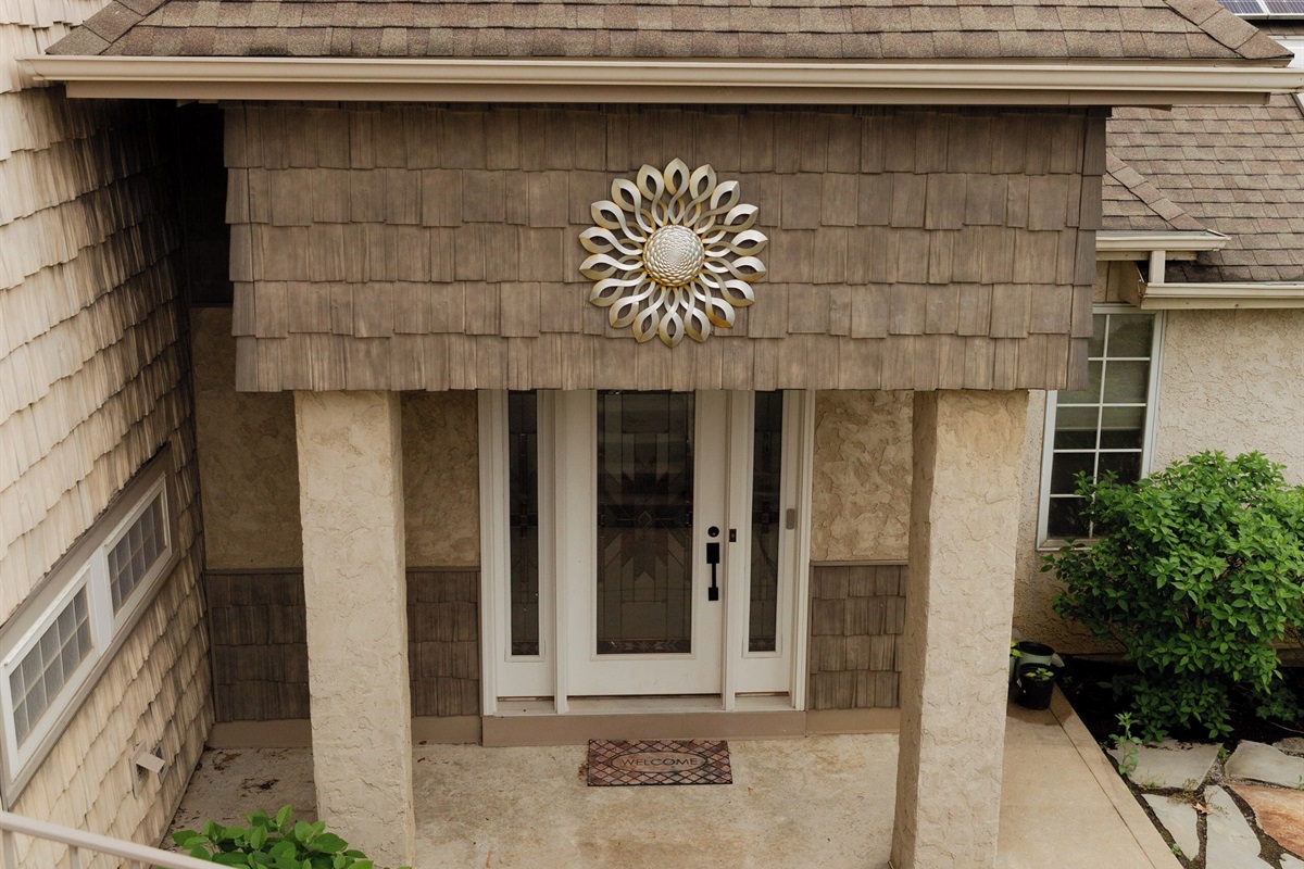 Main Entrance to House from Parking Area