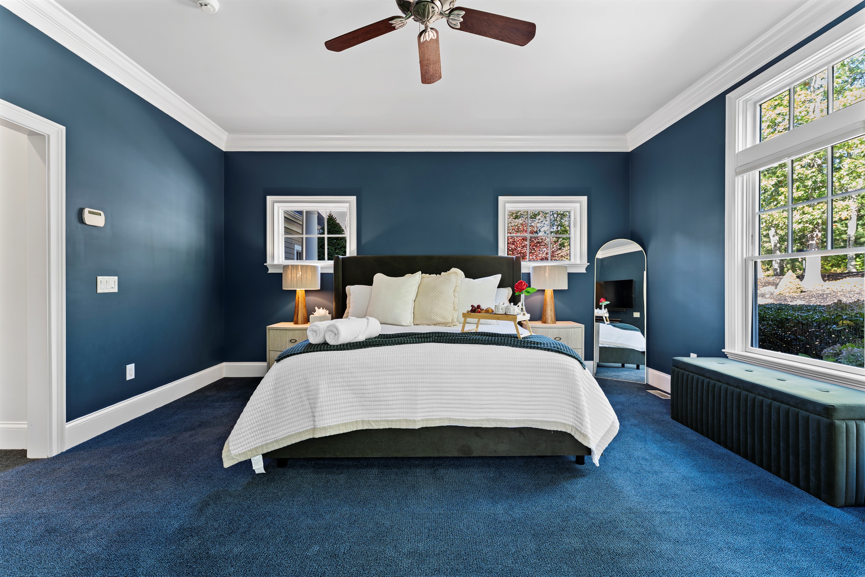 Rest easy in the first bedroom—bright, spacious, and made for slow mornings.