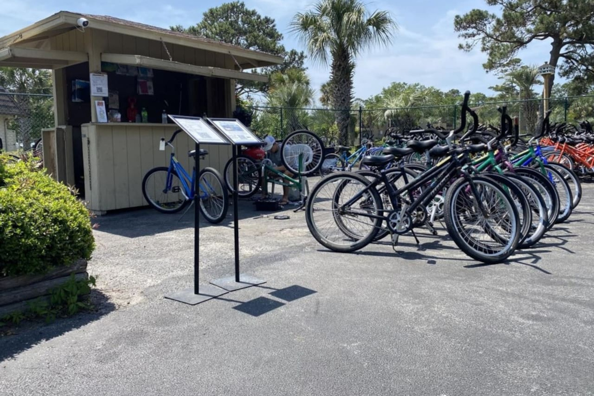 Bike rentals at the resort