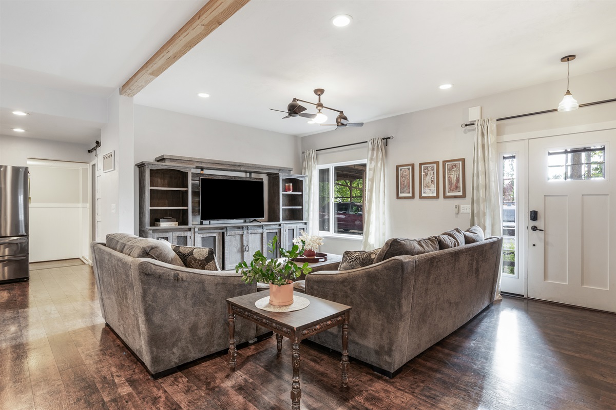 Living room with comfortable seating