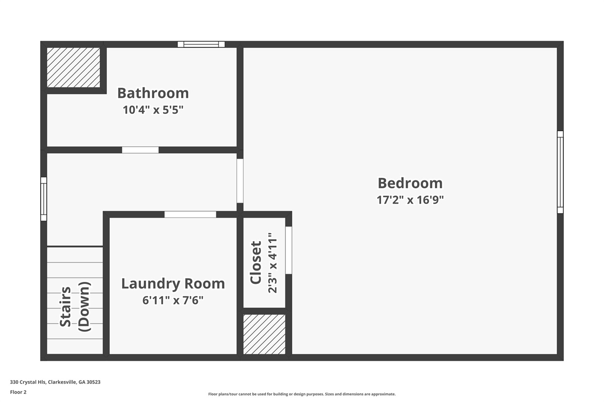 Upstairs Floorplan