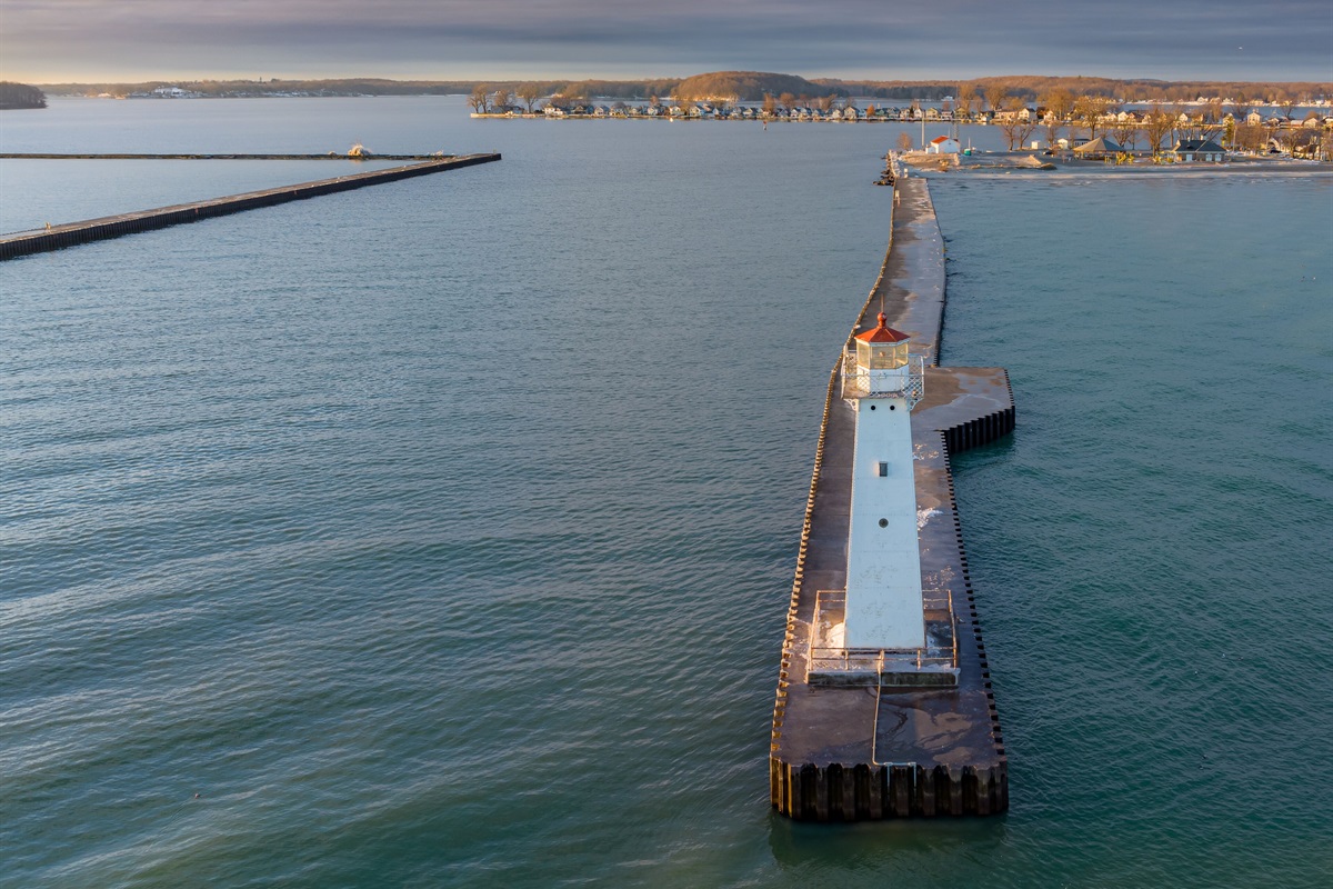 Fishing Pier and Lighthouse
