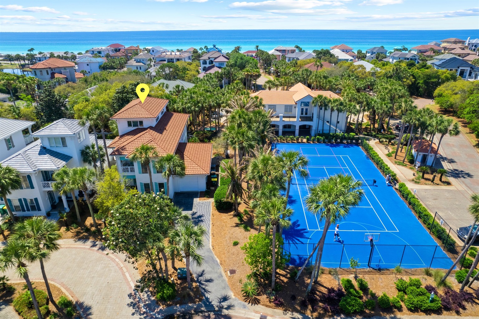 Mini resort feel with the closeness of community amenities