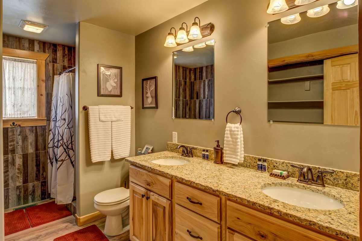 Master Bathroom with separate shower and tub