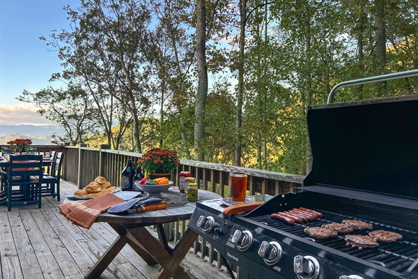 A family BBQ brings out what it is like to be in the mountains.