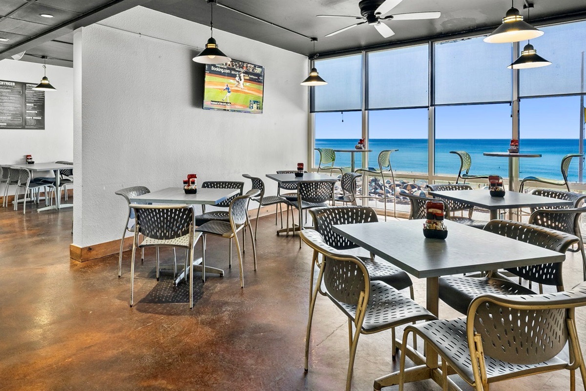 Grab a great meal without leaving the building at Waves!