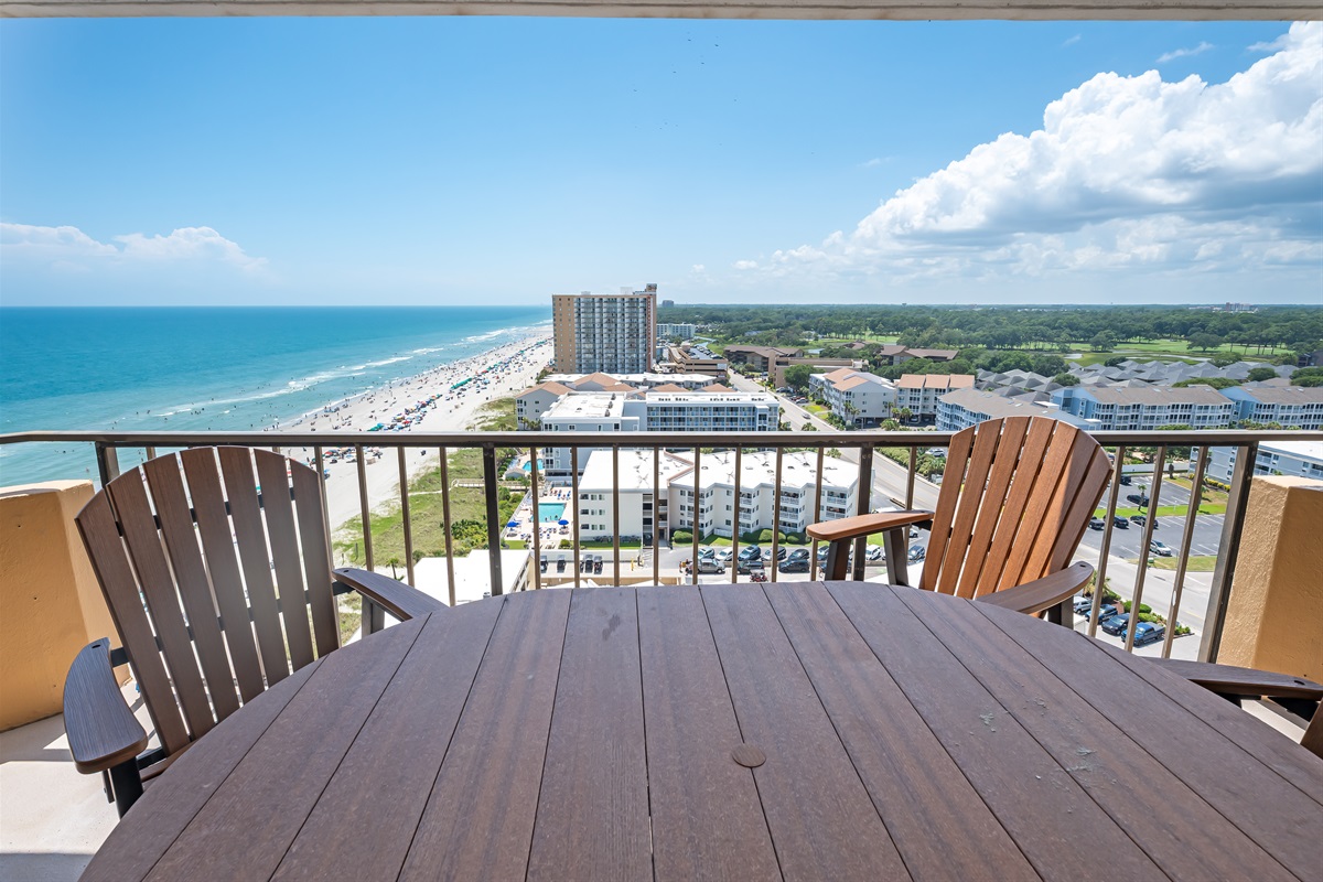 Amazing View from the Balcony!
