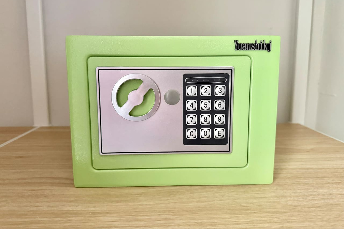 A safe available to lock up smaller items!