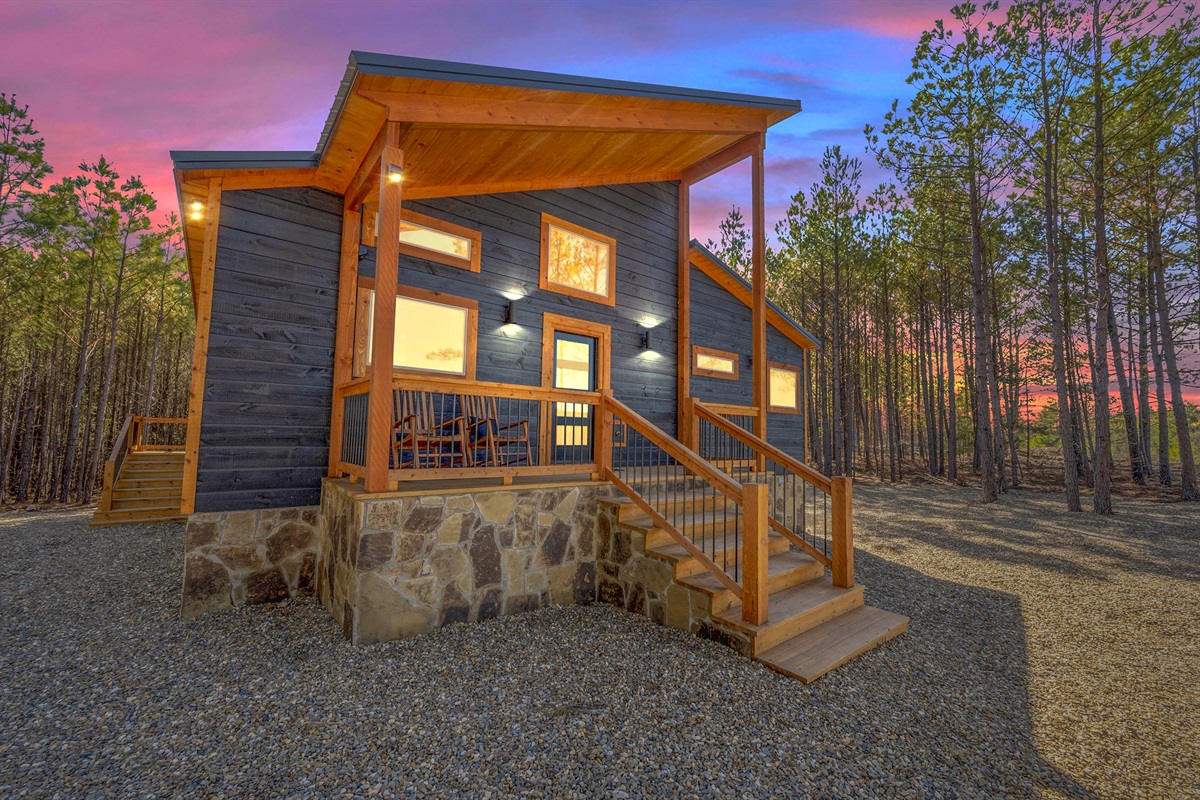 Enjoy coffee in the morning or some wine at night as you watch the sun rise and set.