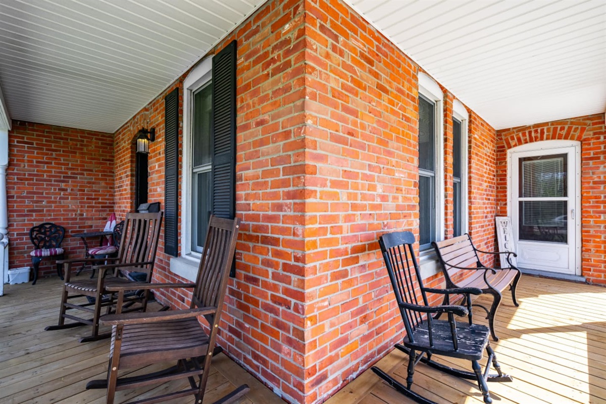 Porch with Seating