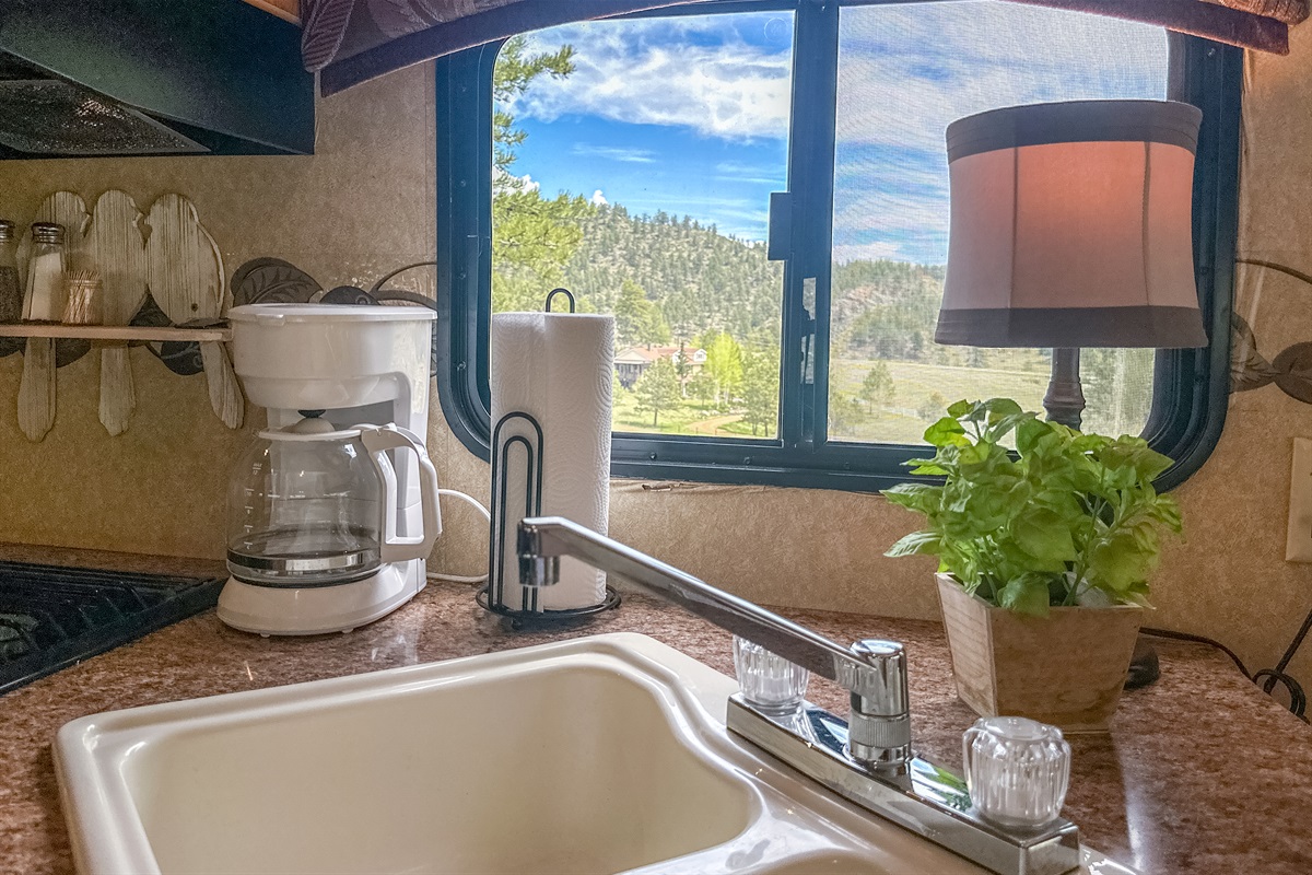 Sink with a view