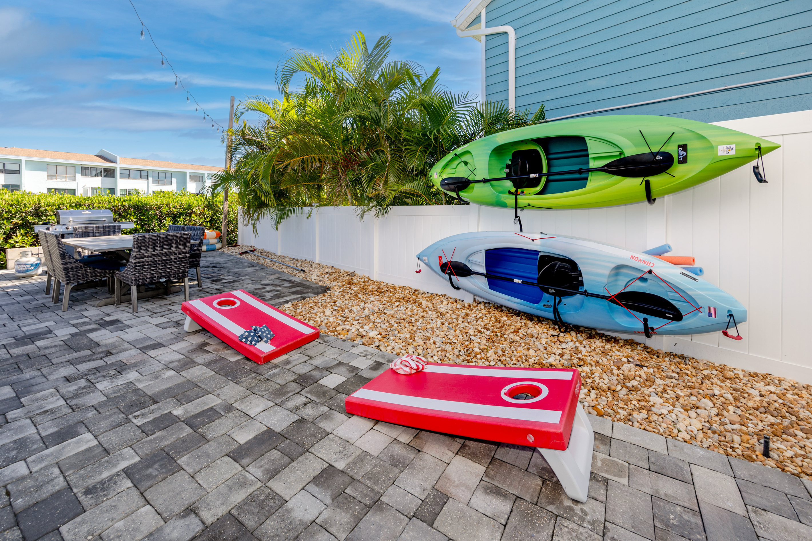 Kayaks & Bean Bags