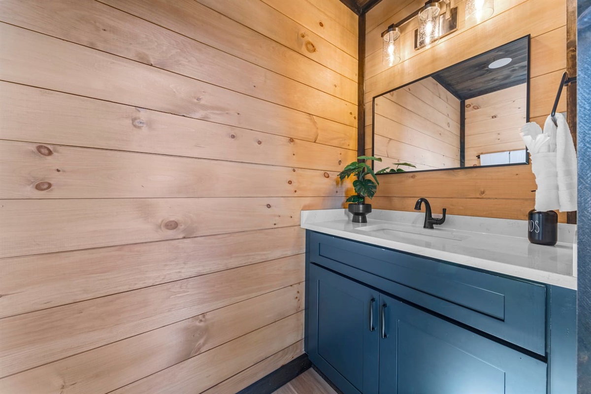 half bath on the rooftop