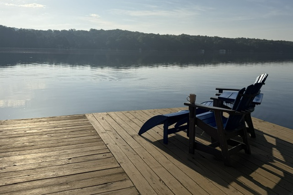 Two chairs, a quiet lake and nowhere you need to be. This is DockED.