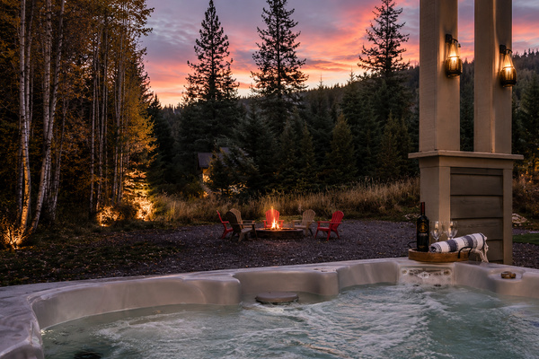 Take a dip in the hot tub