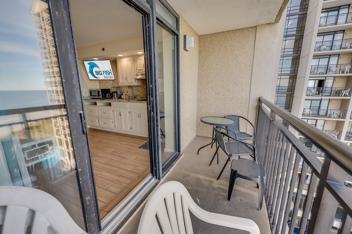 Breathtaking Views from Balcony!