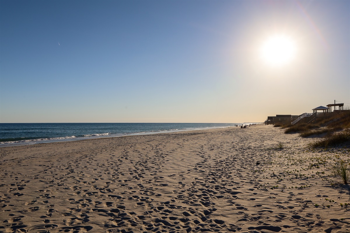 Golden-hour views along the shoreline
