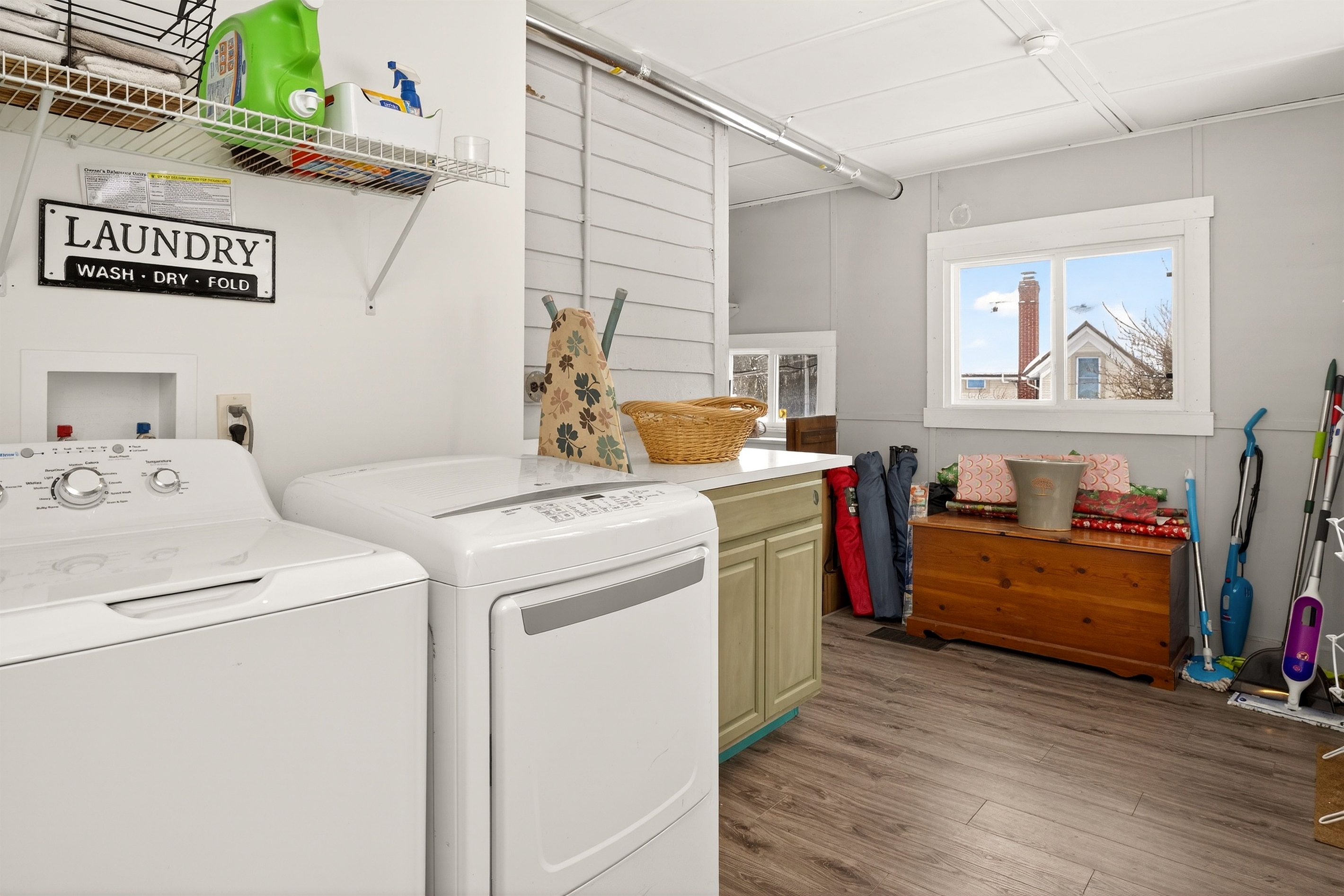 Main floor laundry room