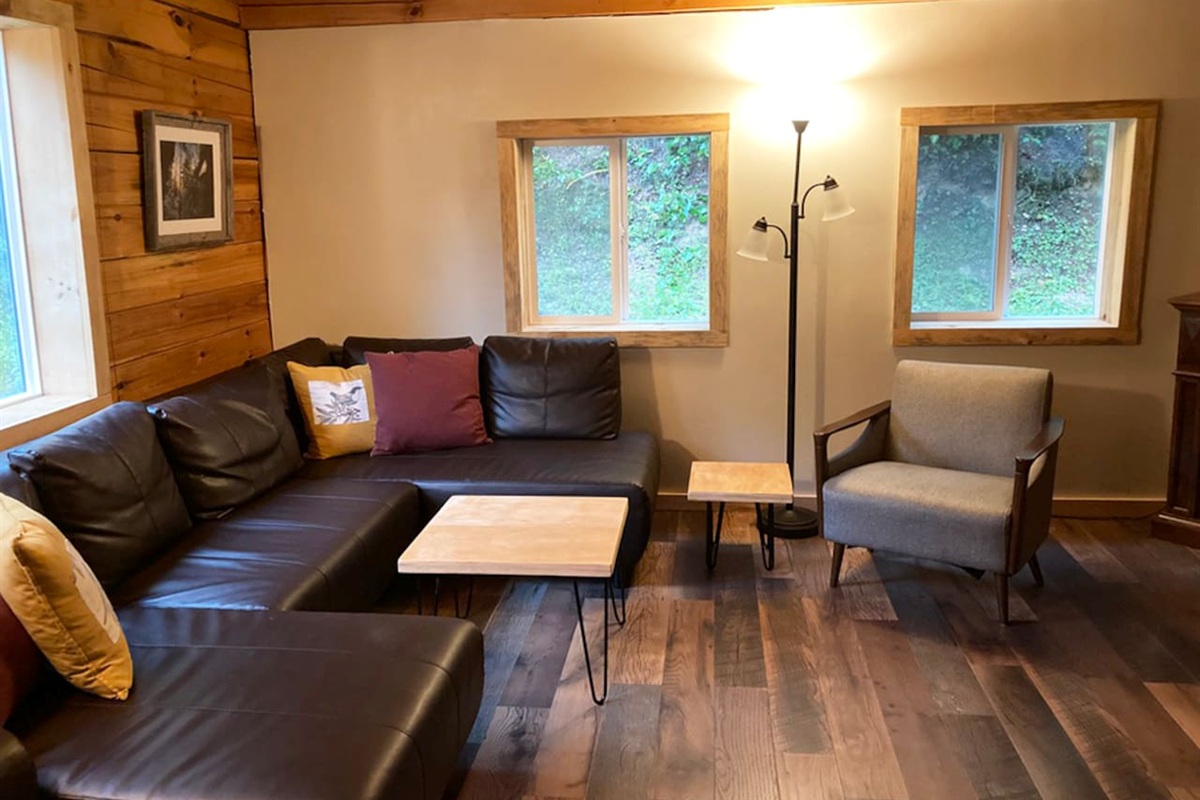 Living room from door