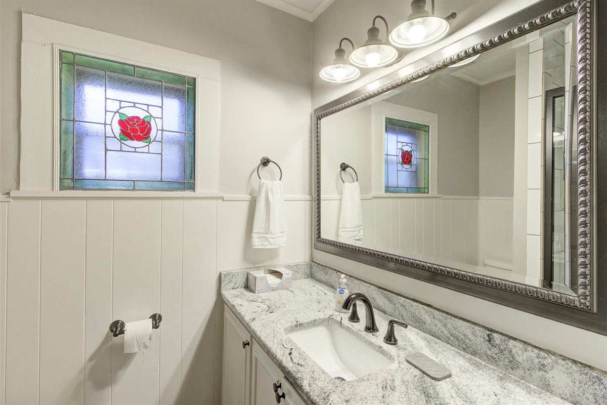 Full Bathroom with walk-in shower