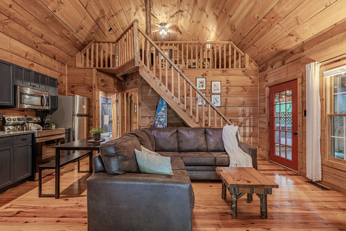 Room for everyone, upstairs and down.
