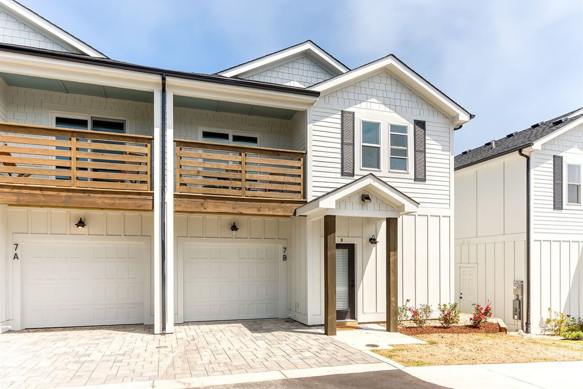 Bright, modern exterior