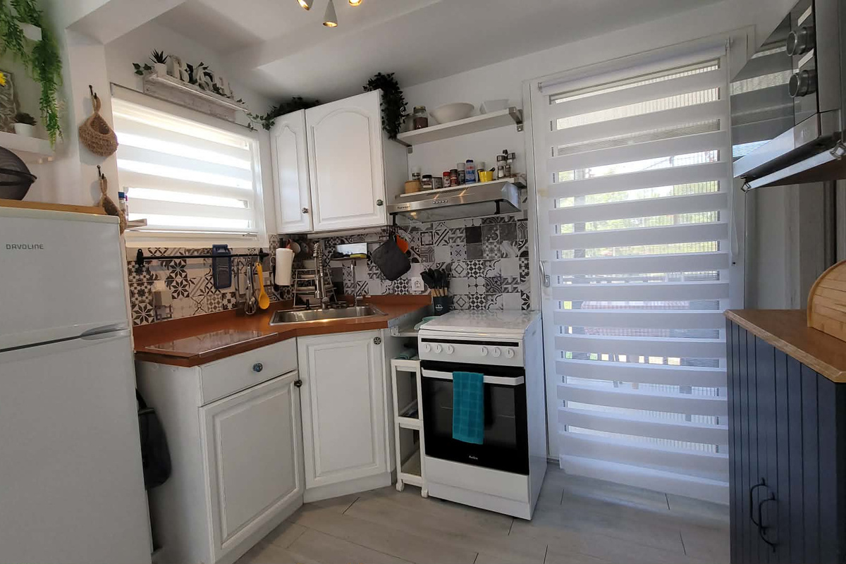An efficient space to prepare meals