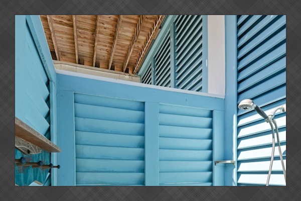 This handy outdoor shower is sure to be a hit! 