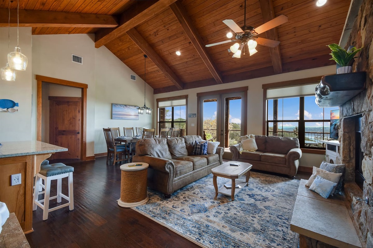 Open Living Area Recently Updated