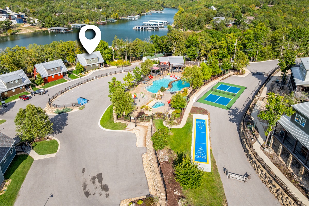Lot's of amenities just steps from the house