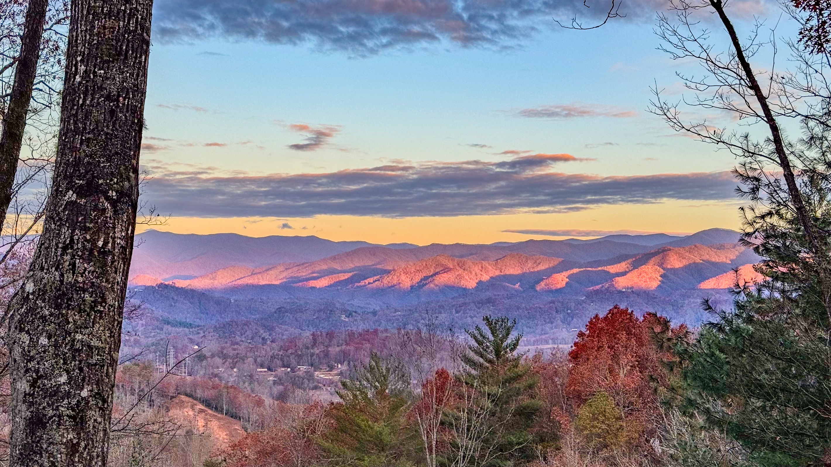 Good morning winter views