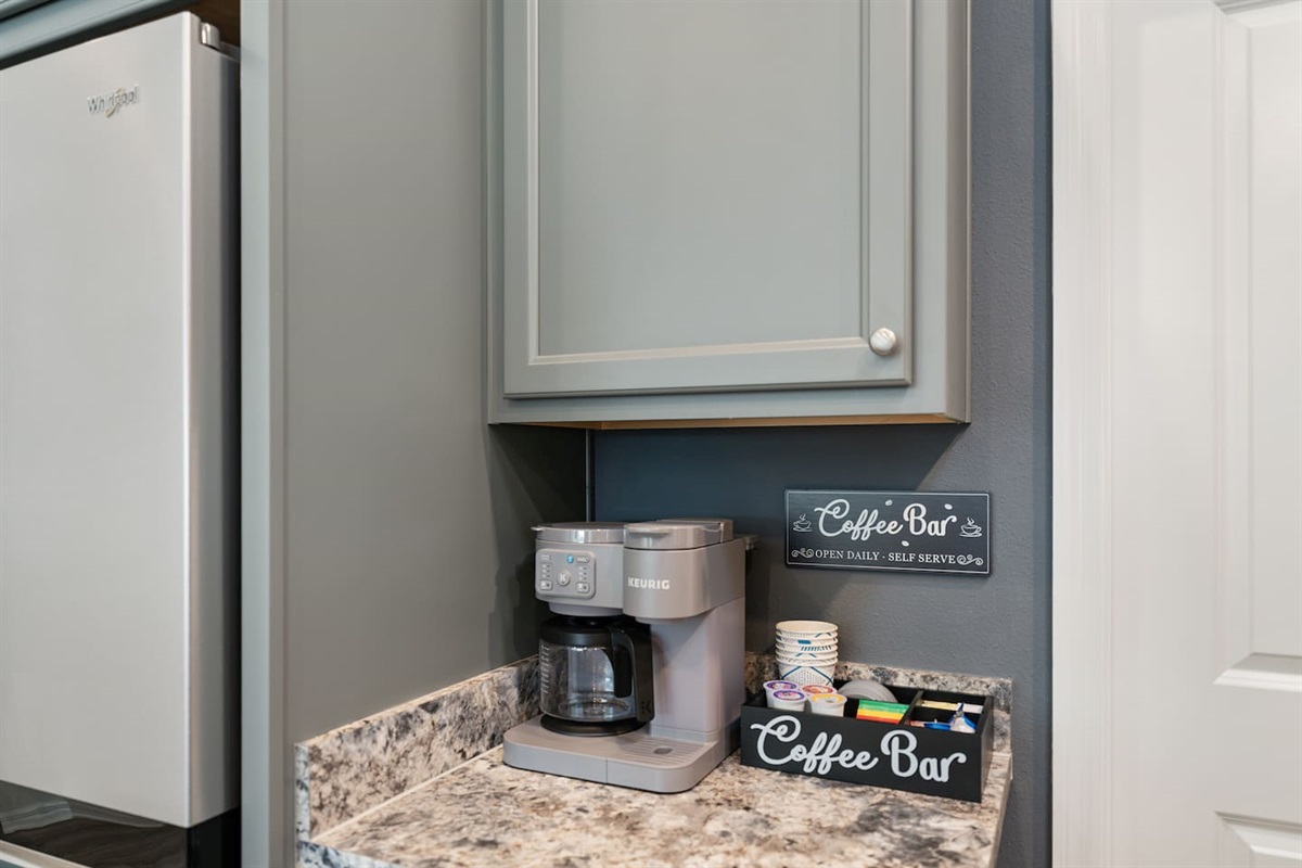 Complimentary coffee to start your morning off right!