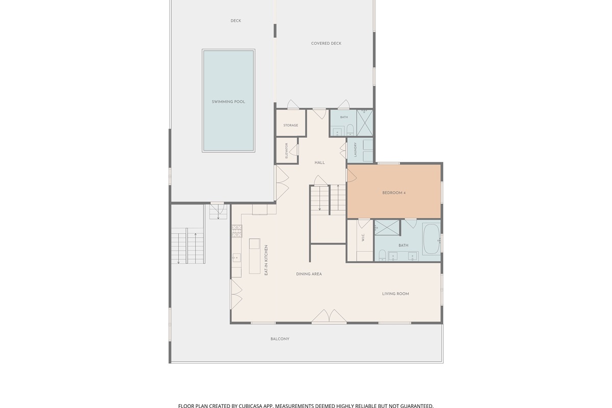 Second Floor | Rosewood Retreat | 2605 Palm Blvd, Isle of Palms, SC | IOP Escapes