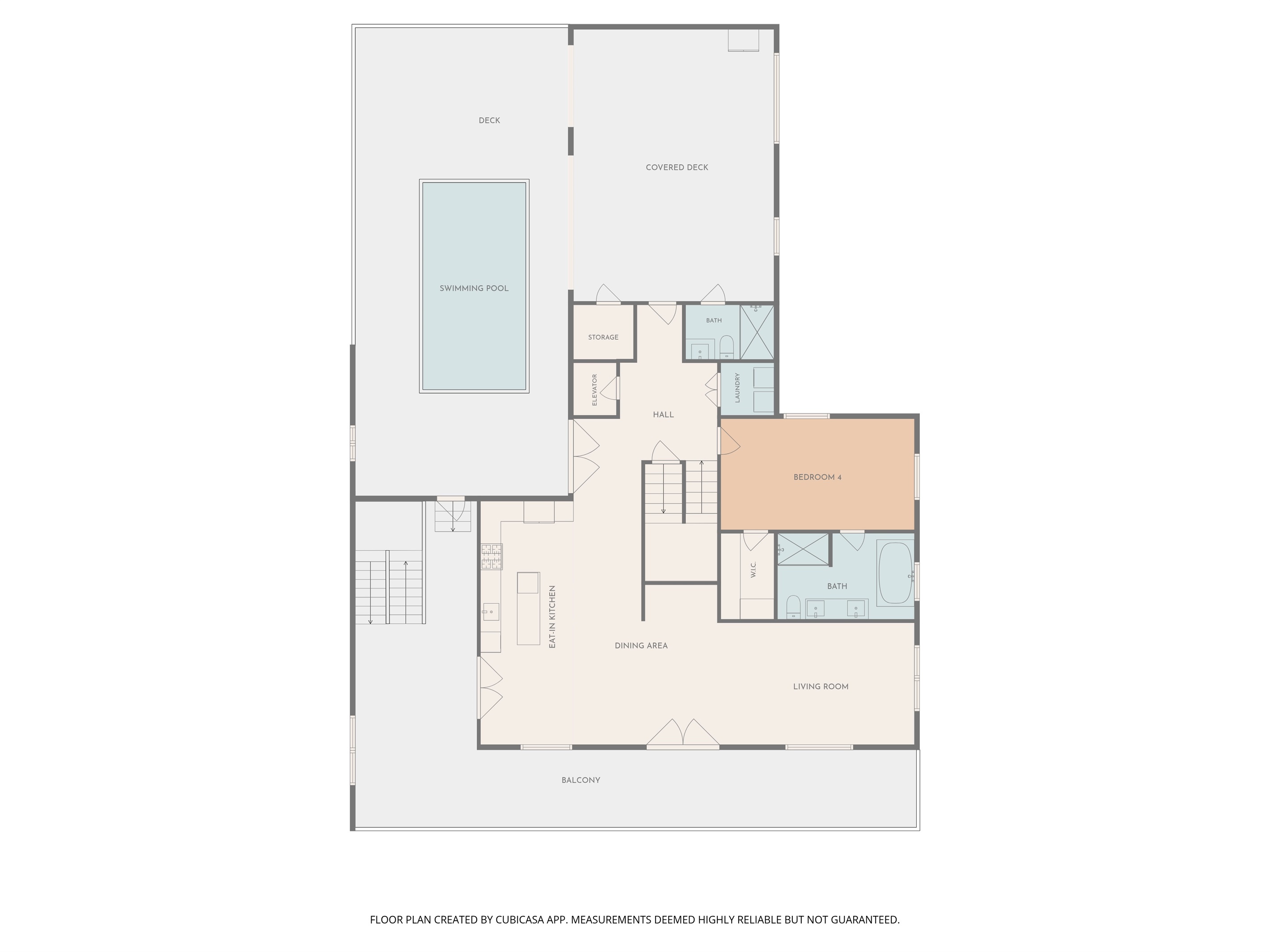 Second Floor | Rosewood Retreat | 2605 Palm Blvd, Isle of Palms, SC | IOP Escapes