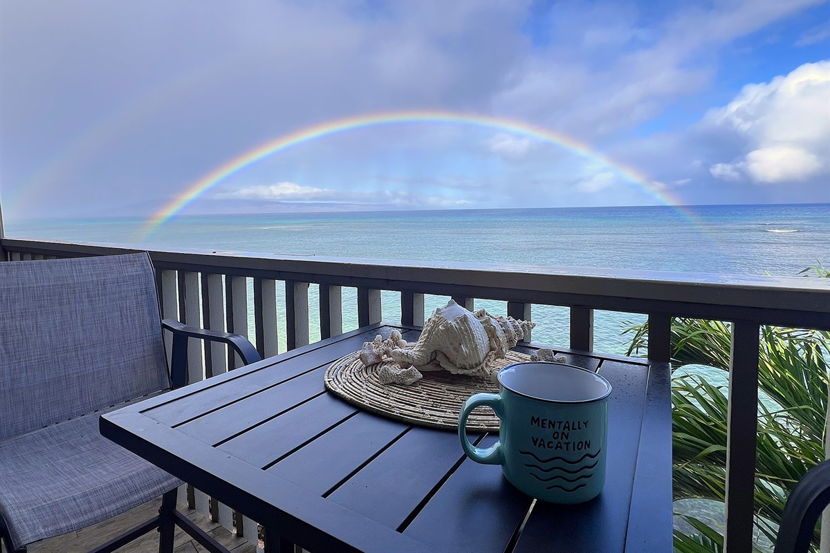 Rainbow from lanai