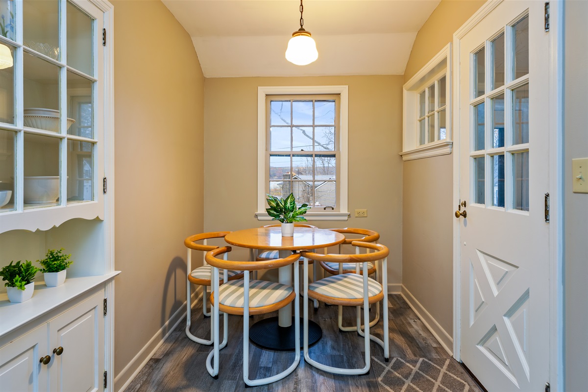 Quaint dining nook-second house