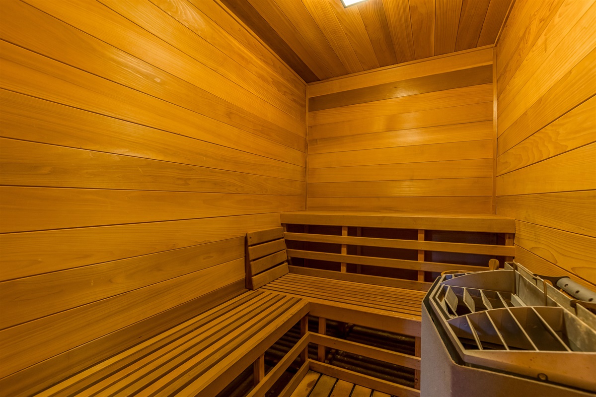 Cedar Sauna with Hot Rock Steam