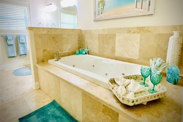 Primary Bathroom with jetted tub
