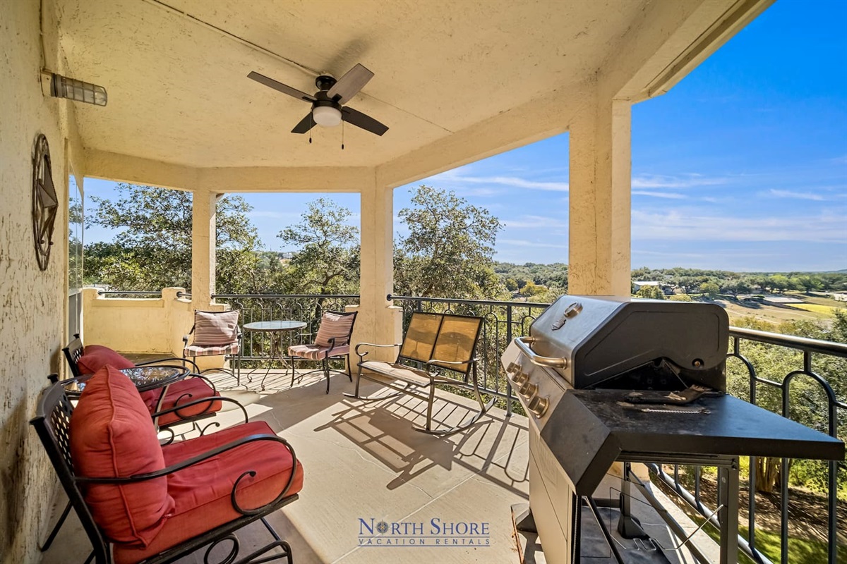 Large Patio with Private Grill