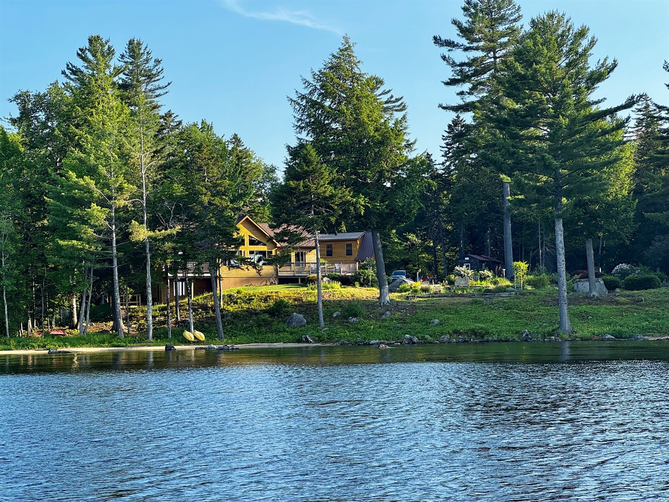View from the lake