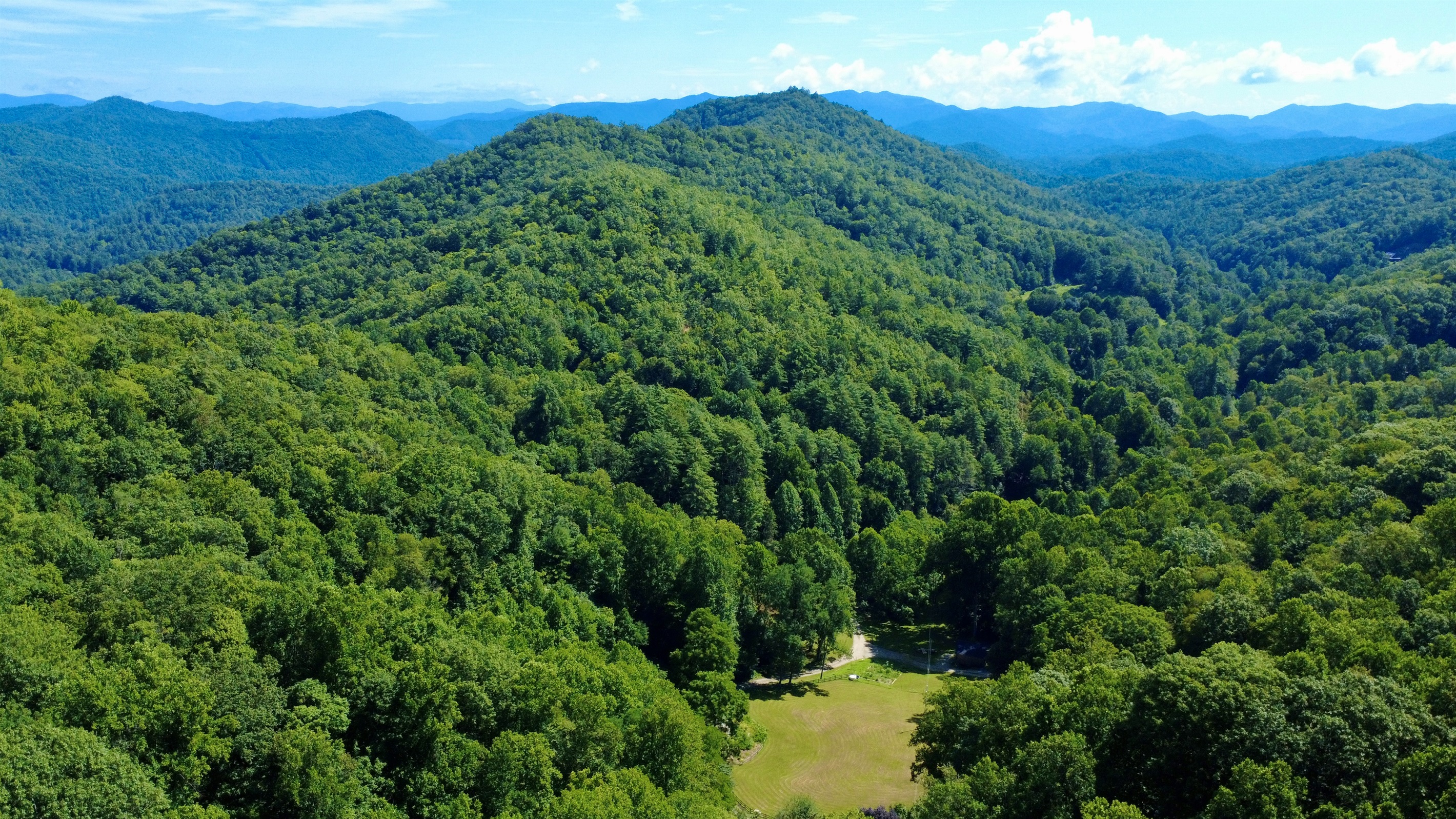 Where the mountains meet the sky.