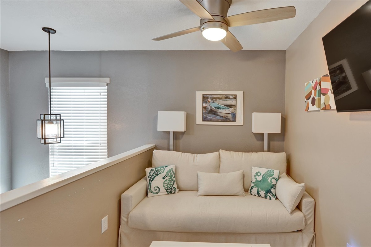 Loft Area with Queen Sleeper Sofa